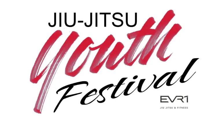 Young Brazilian Jiu-Jitsu athletes competing at the 2026 in-house youth tournament, cheered on by parents and coaches. Longer Description (for accessibility or caption): Kids in BJJ uniforms are actively competing on the mats during the 2026 in-house youth tournament and festival, with coaches instructing from the sidelines and parents clapping and encouraging their children.